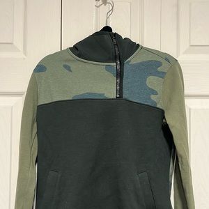 Burton hoodie. Camo print size small